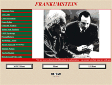 Tablet Screenshot of frankumstein.com